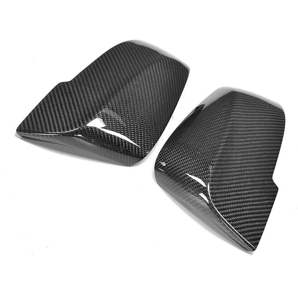 Carbon Fiber Style Car Side Mirror Cover Rearview Mirrors Trim For BMW 5 6 7 Series F01 F02 F06 F12 F10 F18 2014 2015 2016