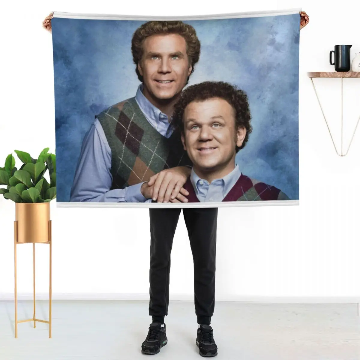 

Step Brothers Throw Blanket Faux Fur Soft Warm Blanket for Bed