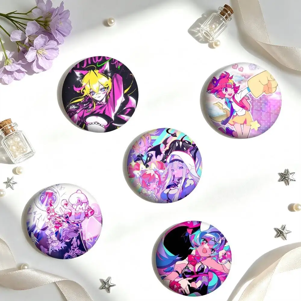 C-Cute Rhythm Game Muse Dash  25 32 44 58 75mm Badges Personalized Round Brooches Pins Accessory Gift