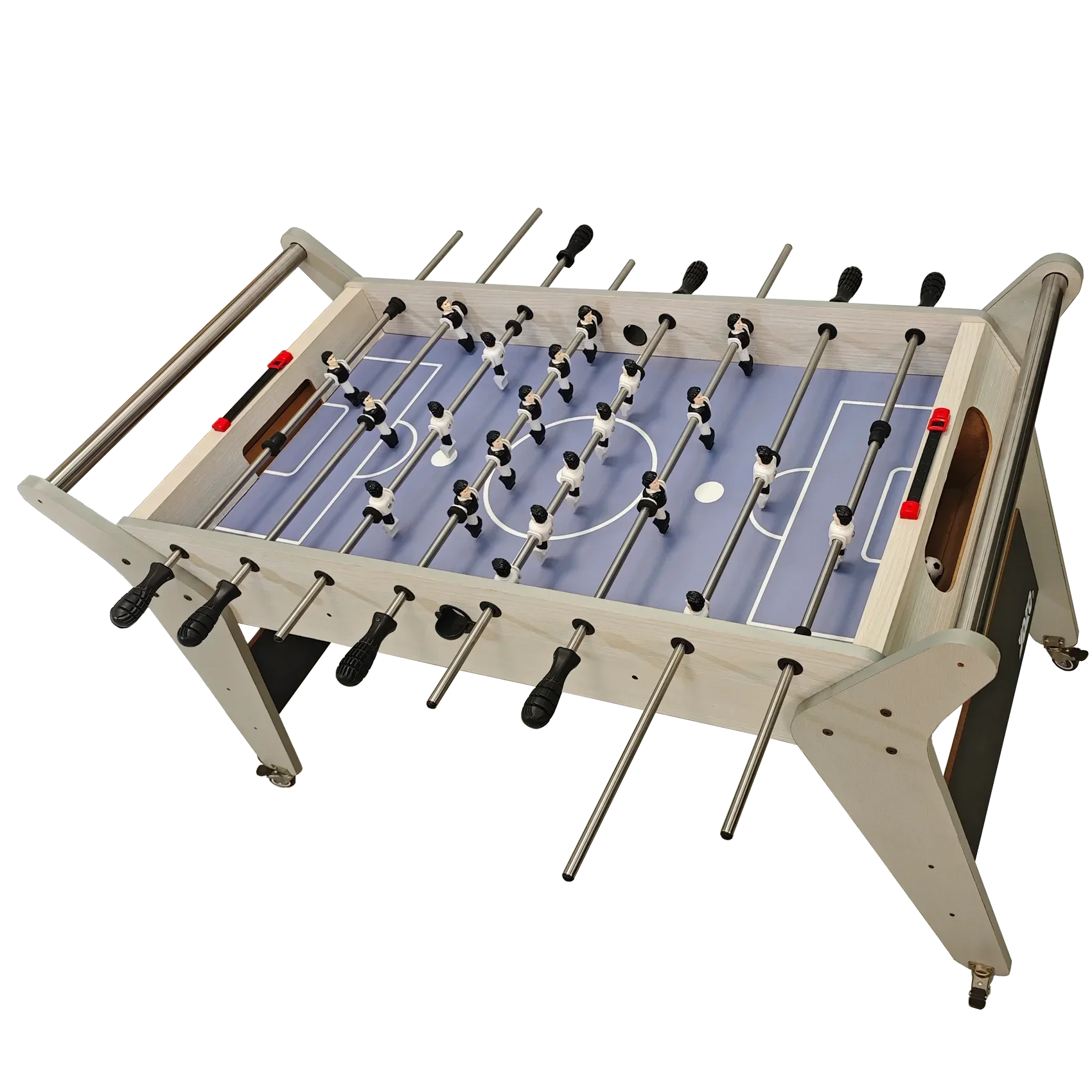 4.5ft MDF Soccer Table Foosball Football Indoor Sports Table Direct Sale with Wheels & Handles for Parties & Clubs