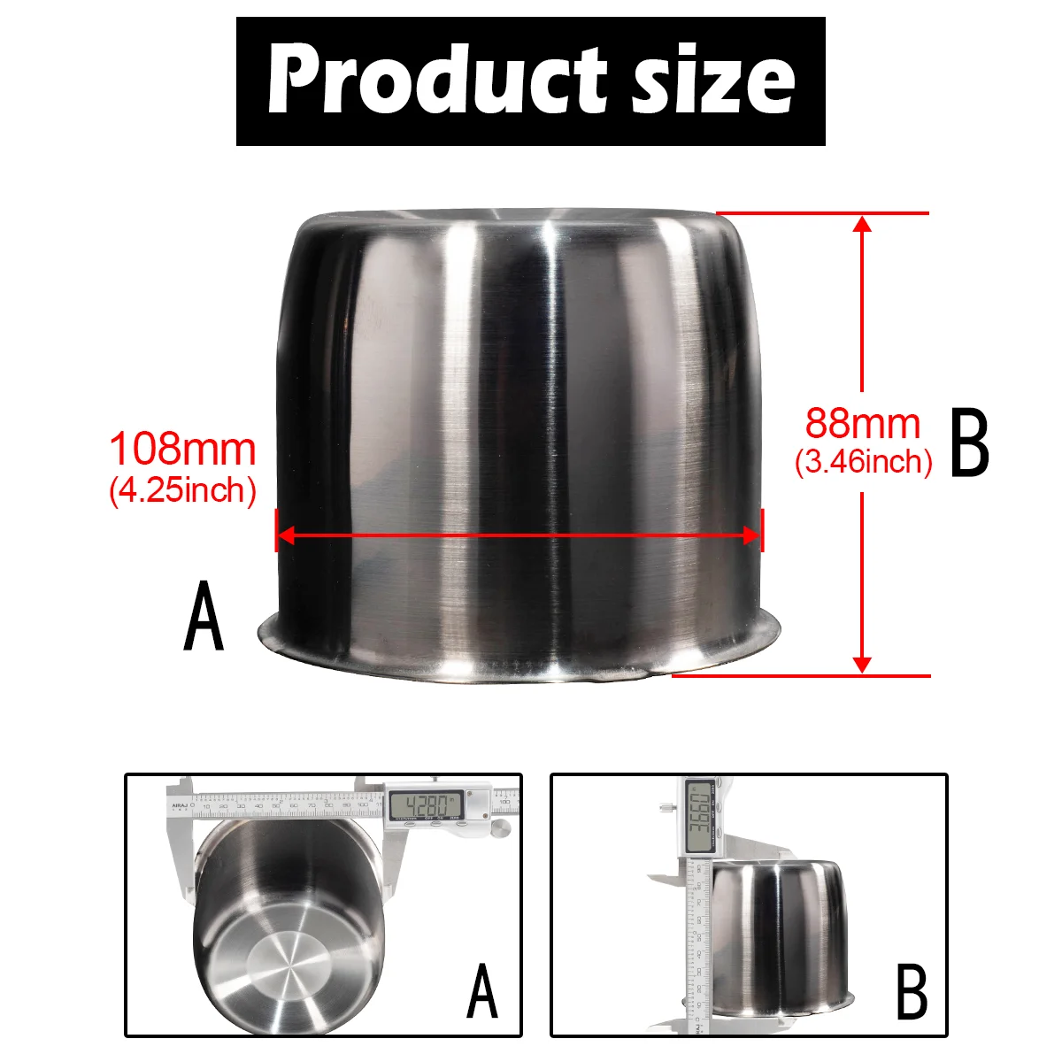 CFPerformance 1pc/4pcs 108mm(4.25