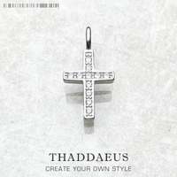 Pendant Small Cross,Brand New Fashion Trendy Faith Jewelry Europe Bijoux 925 Sterling Silver Accessories Gift For Men Woman
