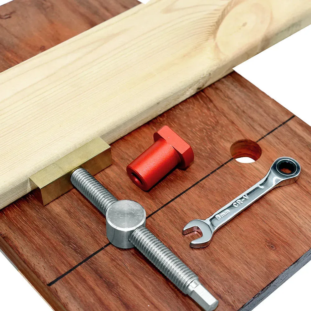 Woodworking Desktop Clip 19mm/20mm Brass Fast Fix Clamp Bench Holdfast Tool