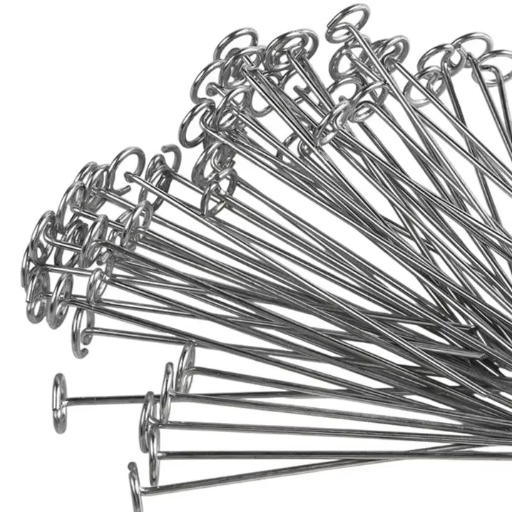 50 Pack Heavy Duty G-Shaped Ground Stakes For Garden Fabric & Outdoor Carpets - Galvanized Steel Landscape Anchors 15cm/20cm
