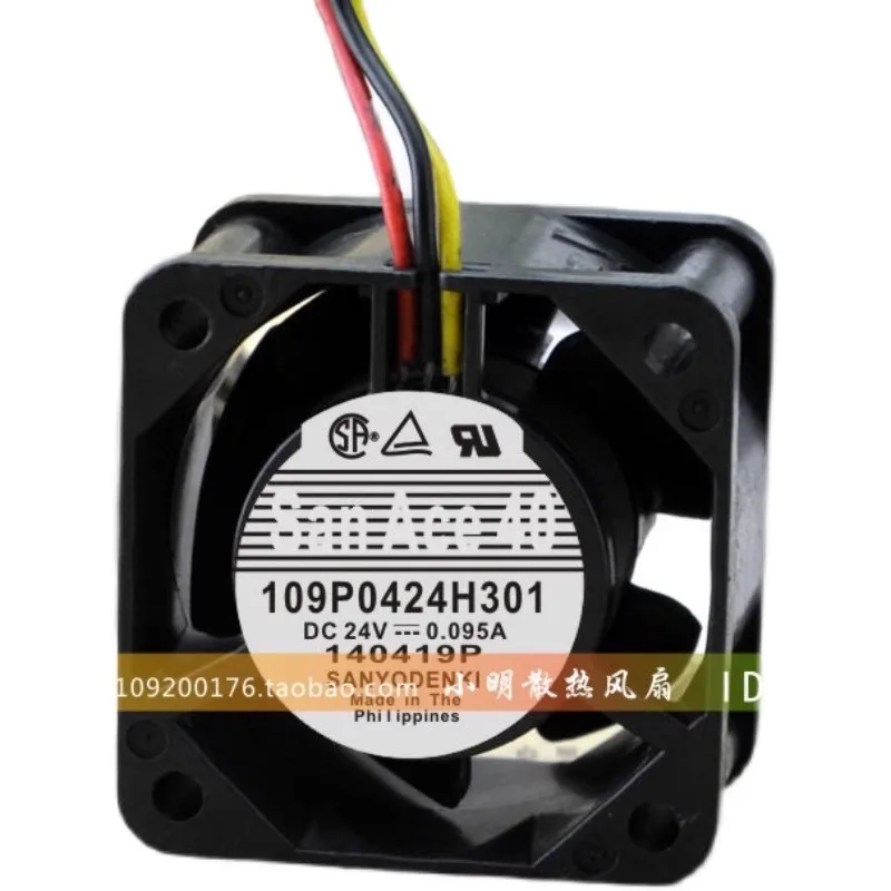 

Original Cooler Fan for Sanyo 109P0424H301 24V 0.095A 4cm Double Ball Bearing Cooling Fan 40x40x28mm