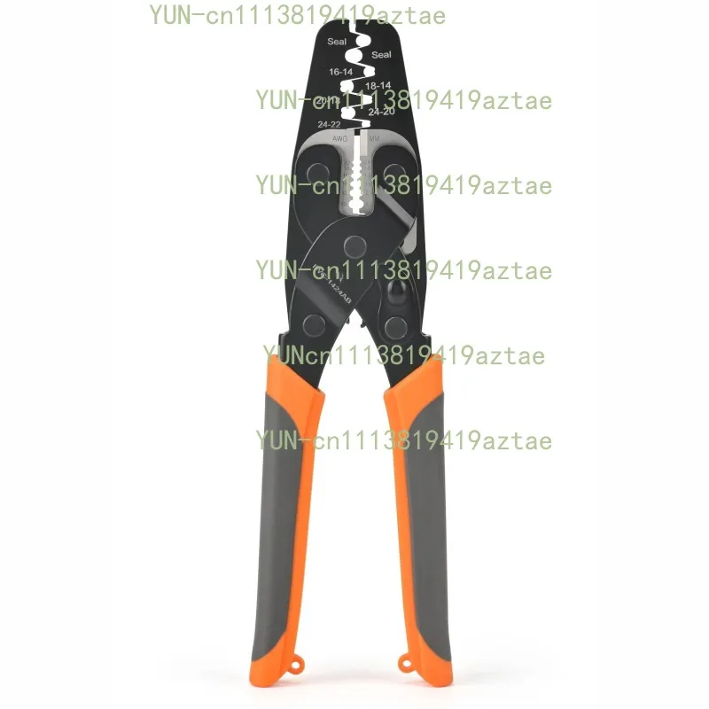 IWS‑1424AB Wire Crimper Clamp, Hand Crimping Tool for Weather Pack Sealed Connector & Non‑Insulated Open Barrel Terminals