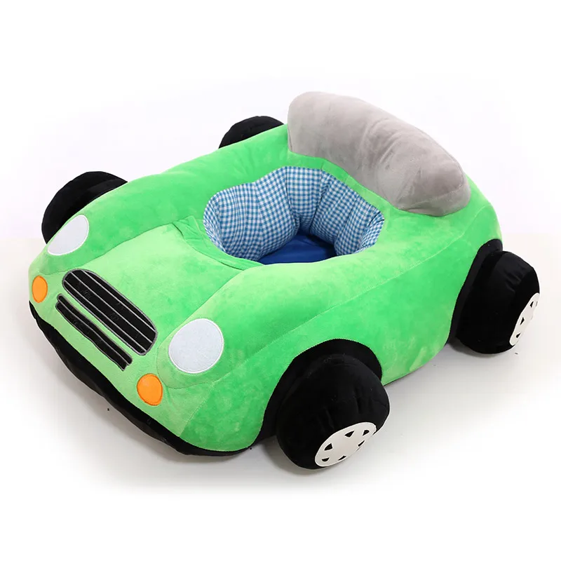 baby support seat cartoon velvet corner sofa plush furniture wholesale car shaped plush toy for toddler