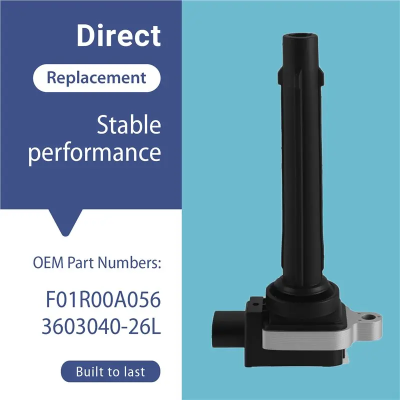 A02Q-For FAW BESTURN B30 B50 X40 BESTUNE T33 1.6L SENIA R7 R7C R8 JUMPAL A70 2015 F01R00A056 4PCS Ignition Coils 3603040-26L