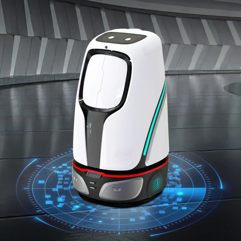 Intelligent delivery robot helps to pick up and deliver, hotel welcome and delivery, autonomous route planning