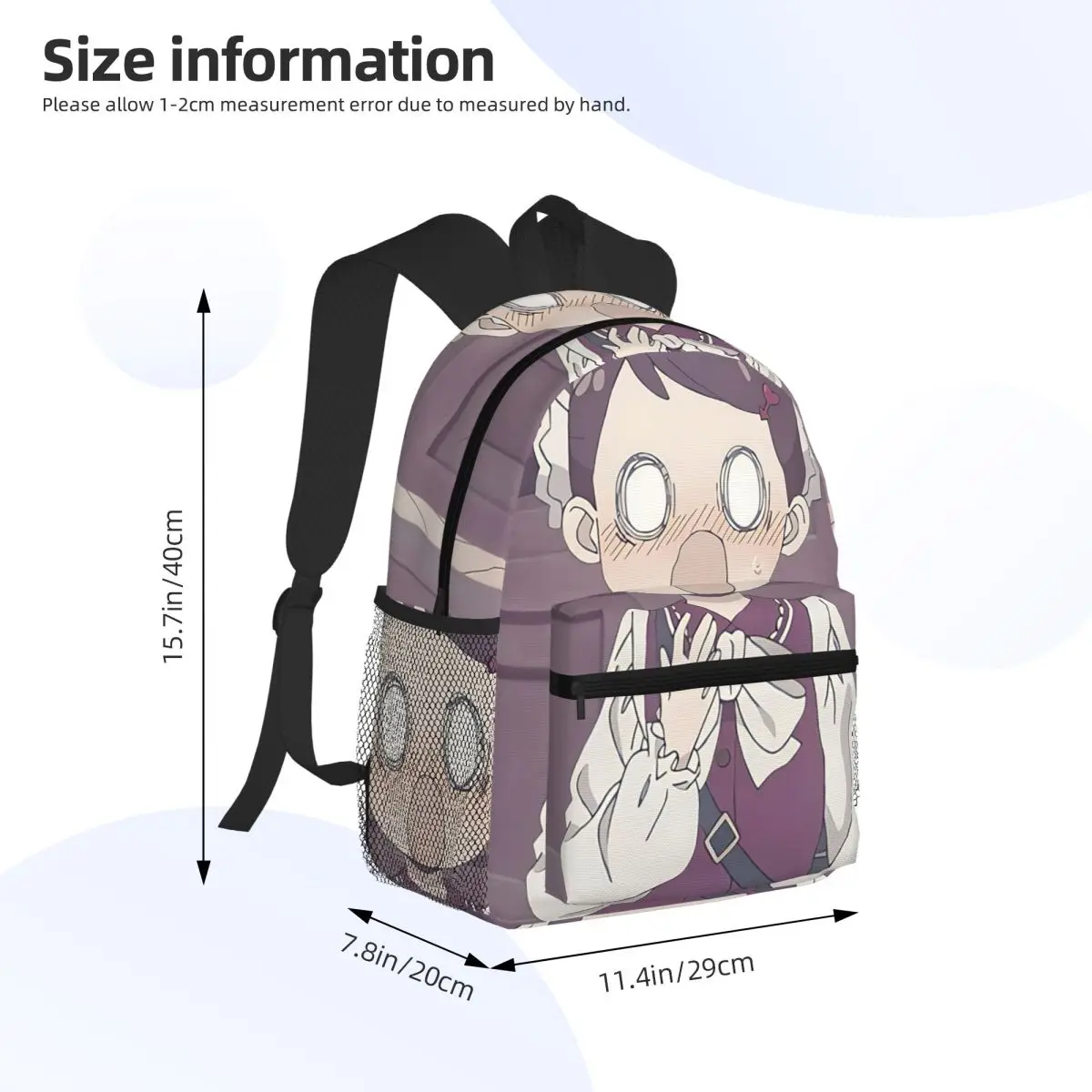 Anime Spy X Family Becky Blackbell Studentenrucksack Schultasche Wandern Reisen Tagesrucksack für Jungen Mädchen Büchertasche Umhängetaschen