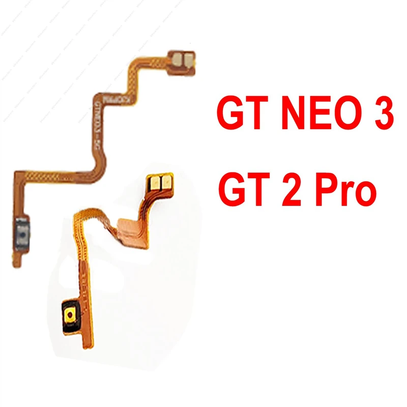 Power Volume Buttons Flex Cable For Realme GT Neo 3/GT 2 Pro ON OFF Power Volume Side Keys Switch Button Flex Cable Repair Parts