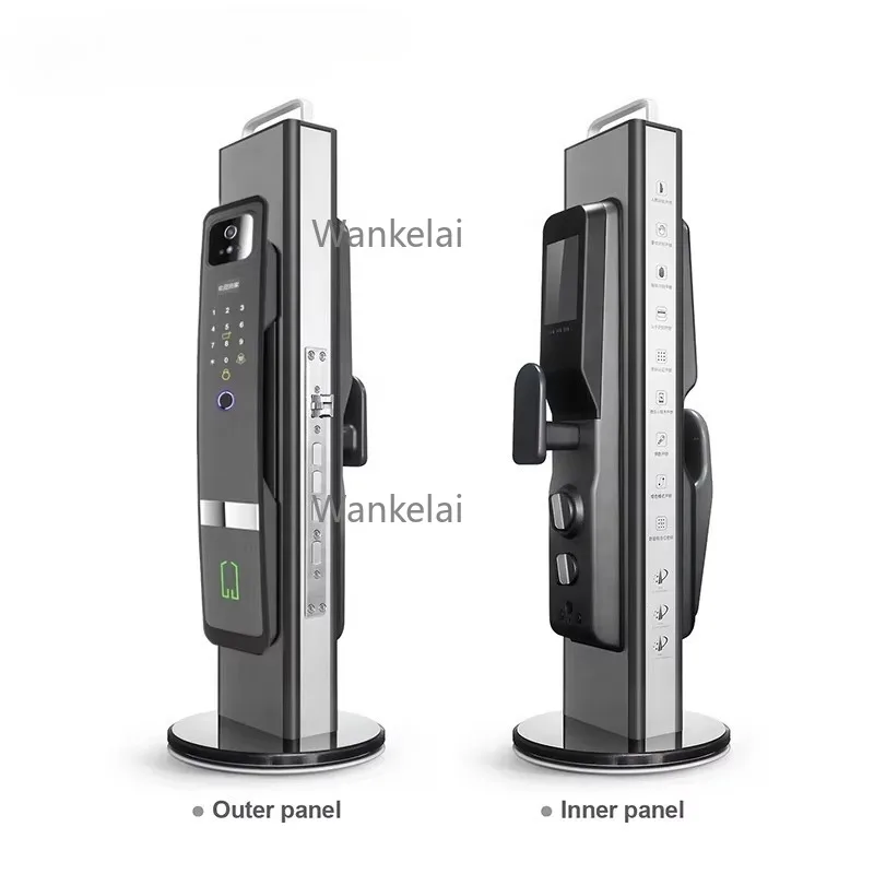3D Face ID Smart Camane Password Safe Lock Mortise Keyless Door Lock Safety Electronic Fingerprint Lock Cylinders