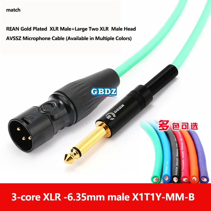 

6.35mm 1/4 Inch TS Male to XLR Male Audio Stereo Microphone Cable For Mixer Speakers Amplifiers Balanced Speaker Mic Cable