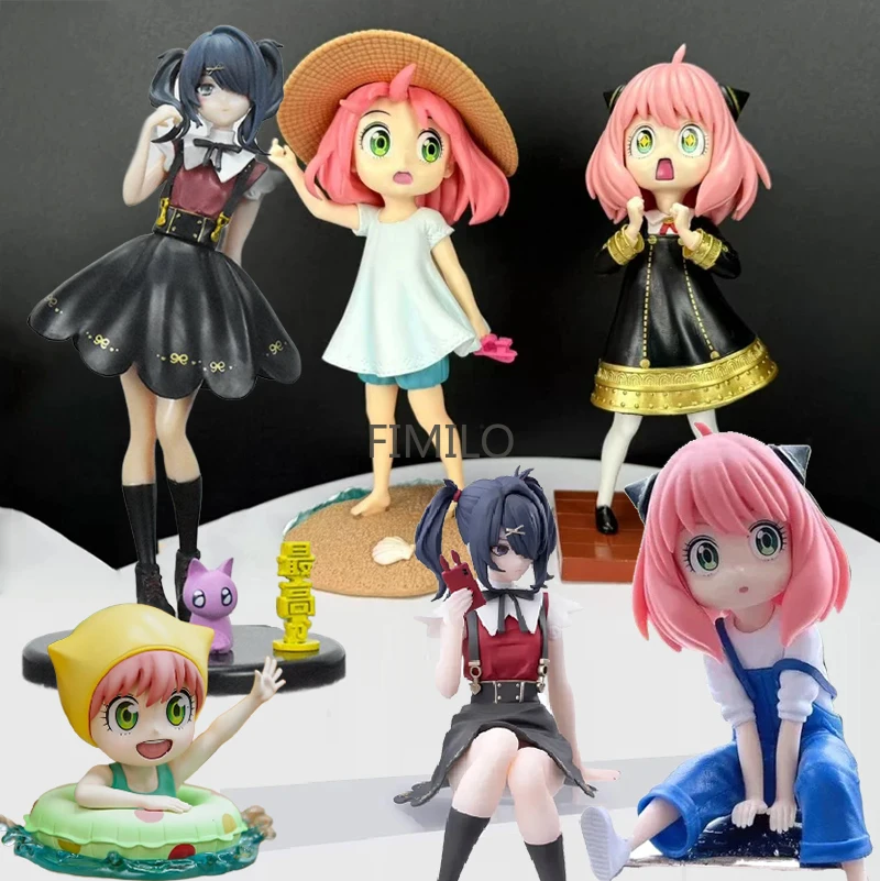 

Anime Cute Ame Chan Figure Needy Streamer Overload Needy Girl Rain Figurine Spy×family Anya Action Figure Collectible Model Toys