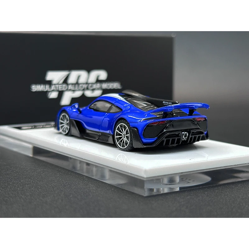 TPC In Stock 1:64 ONE Metal Blue Diecast Diorama Super Car Model Collection Toy