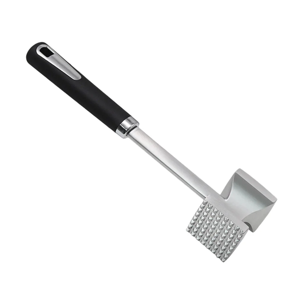 

Meat Hammer Commercial Stainless Steel Beef Pounder for Home Metal Steak Tenderizer