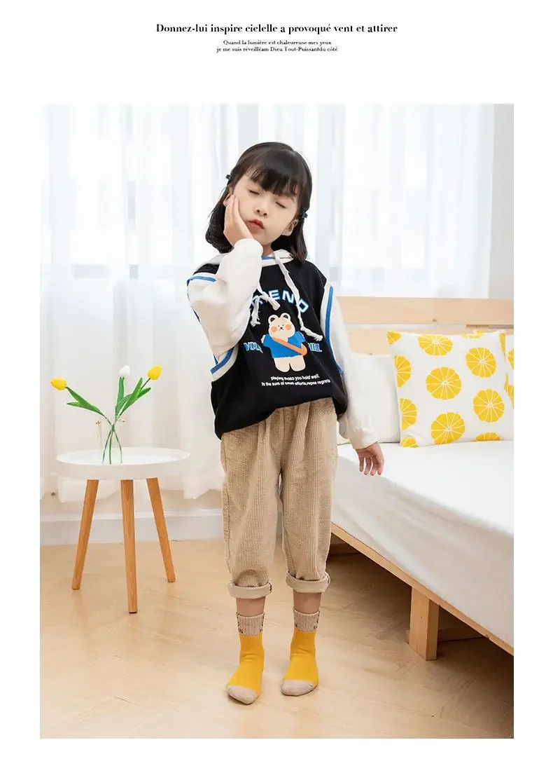 5 Paar dicke, warme Kindersocken für Jungen und Mädchen, weiche, mit Fleece gefütterte, rutschfeste Wintersocken für Kleinkinder – Detail 6