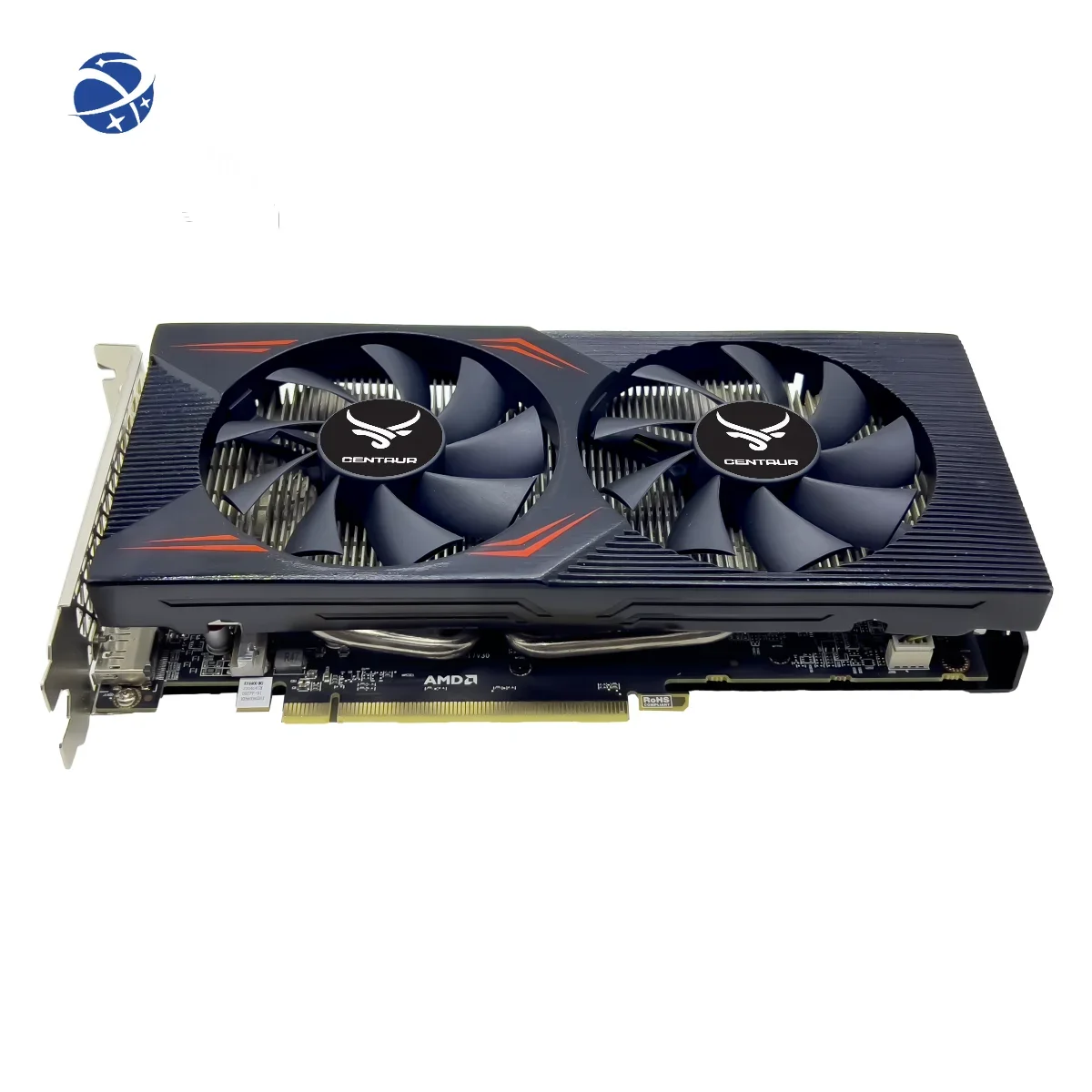 CENTAUR 8GB Radeon RX 6600 XT Amd Desktop GPU Graphic Card with Gddr6 Video 128bit New Fan Cooler Type for Gaming