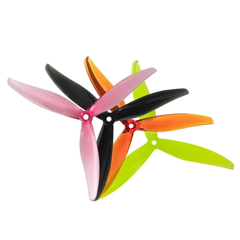 2 paires Gemfan 7043 X Street League 7043-3 Racing 7X4.3X3 hélice à 3 pales pour Drones FPV Freestyle 7 pouces longue portée