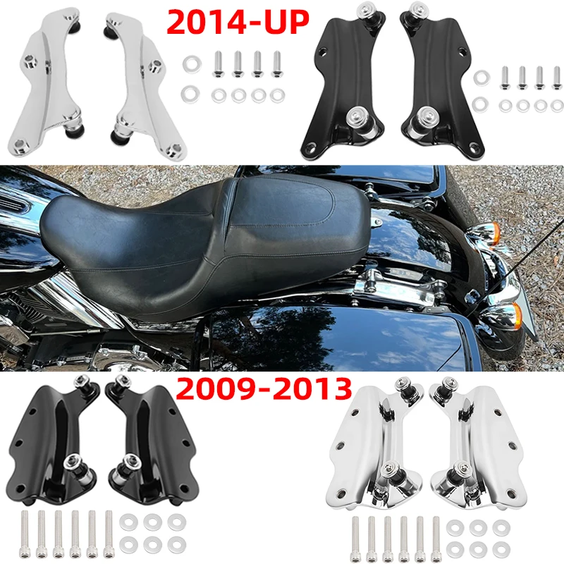 

Запчасти для мотоциклов, 4-точечный комплект оборудования для стыковки, съемные чехлы для Harley Touring Street Glide Road King Electra Glide 2009-up