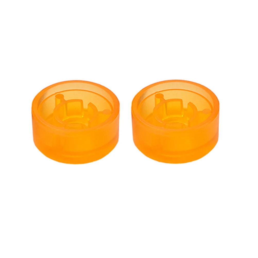 

2Pcs Orange Plastic Guitar Bass Volume Tone Knobs Durable Replacement for Electric Guitar Control Bass Knob Volume Knob