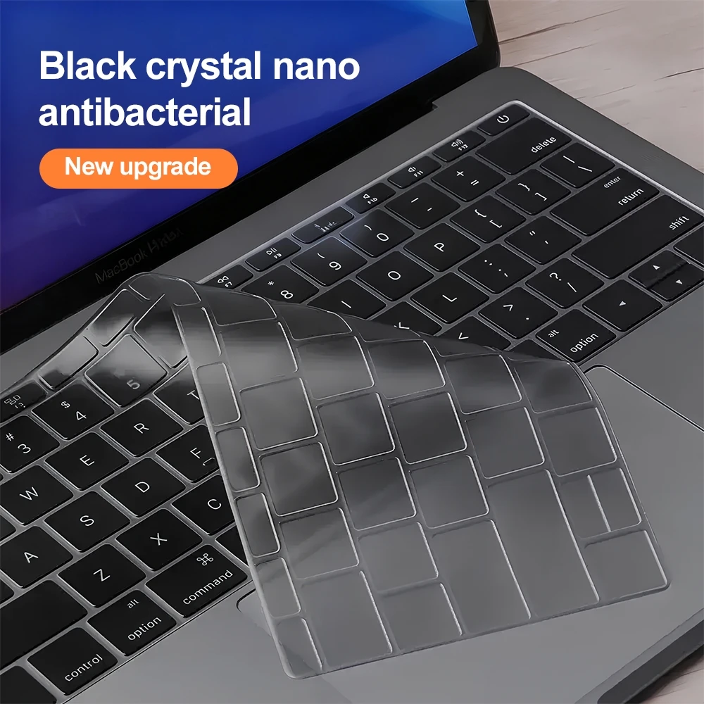 TPU Clear Ultra Thin Keyboard Cover For MacBook Air 13.3 Air13.3 A2337 Pro 13.3 Pro16 Pro 16 Air 13.6 15.3 Pro 15.4 15 16.2 14.2