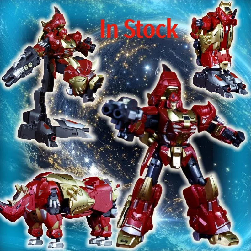 

【In Stock】CANG-TOYS TRANS AGE CT-MINI-06 Mini Rhino Mecha Action Figure Combine Robot Model Toy for Adult Fans Collection