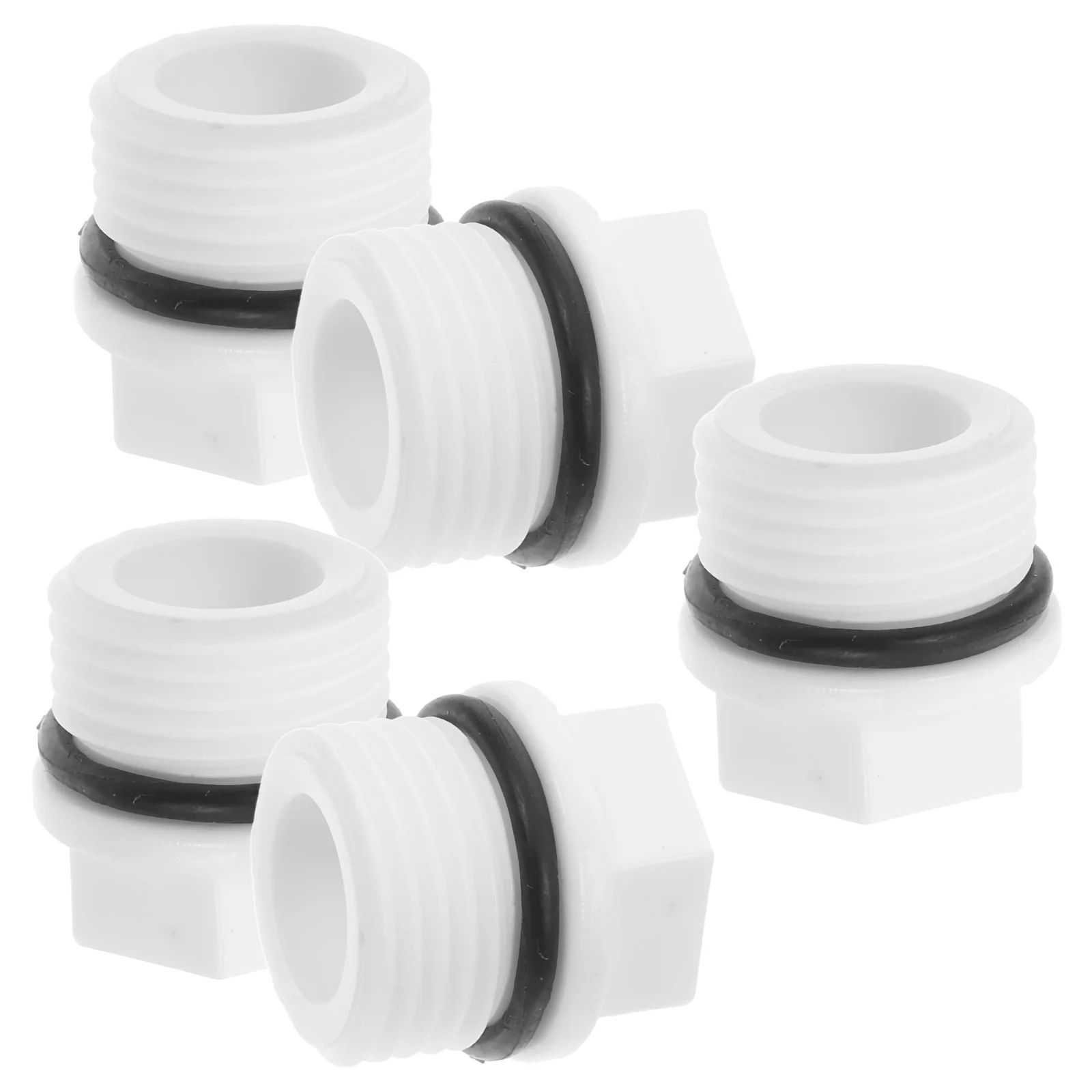 

5Pcs Ppr Pipe End Cap Plug Male Thread Hexagon Connector for Garden Hose Sprinkler Water Stop Home Plumbing Pipe Plug End Cap