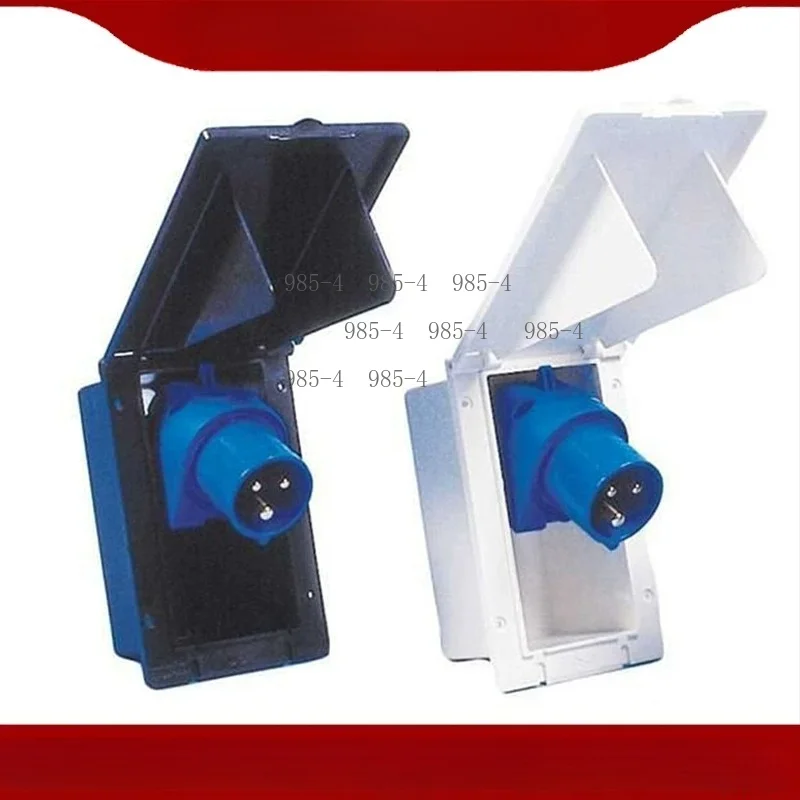 220V Mains Input Socket with Waterproof External Cover, External Power Plug Modified Accessories for RV and Car