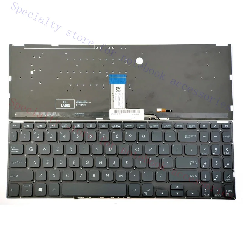 New For Asus R564D R564DA R564F R564FA R564FJ R564J R564JA R564JP R564U Laptop Keyboard US Black With Backlit