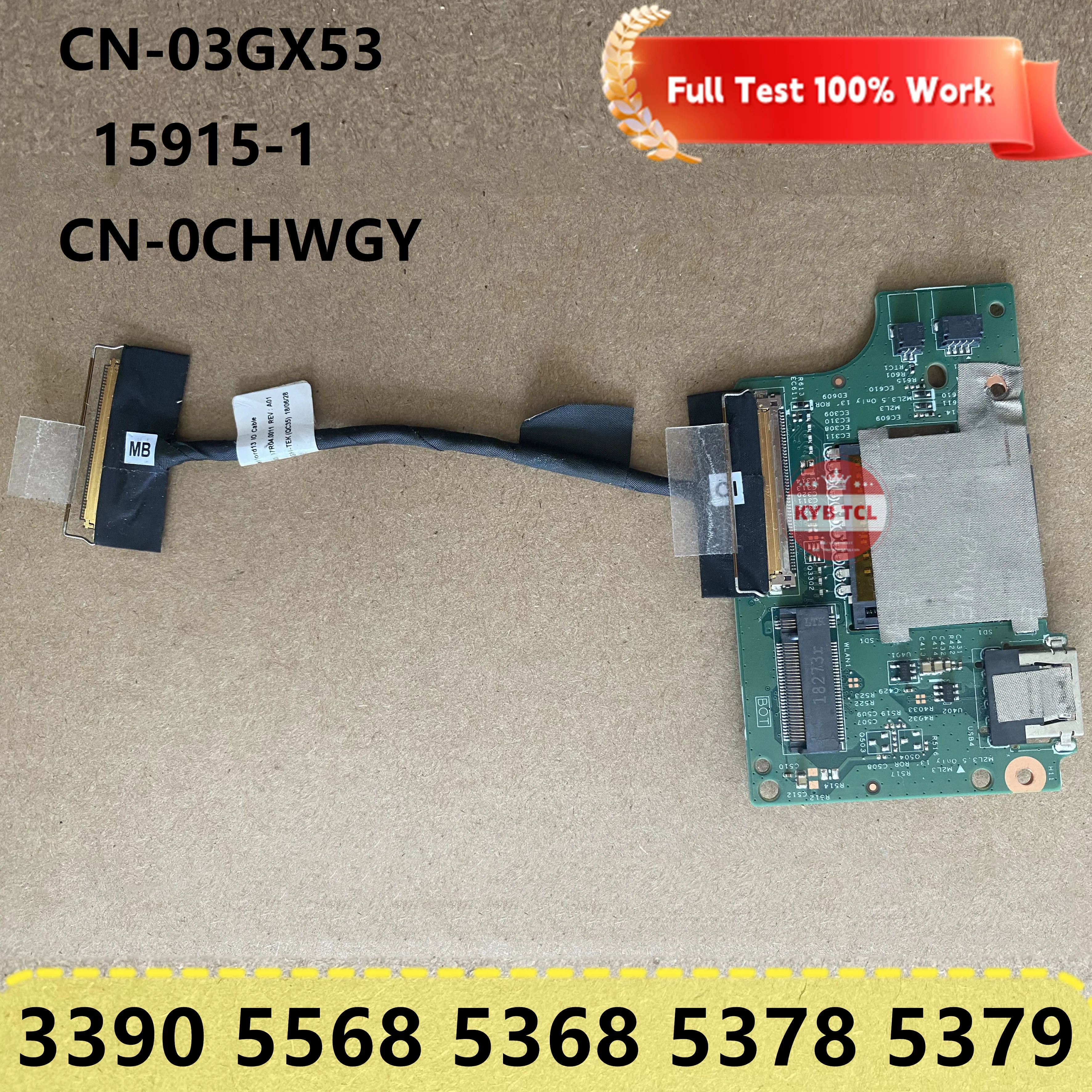 Laptop USB SD IO Button Board Or Cable Or switchboard For Dell Inspiron 13 5378 P69G 3390 5568 5368 5379 03G1X1 03GX53 0CHWGY