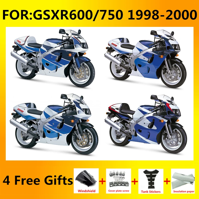 Body fairings For SRAD GSXR 600 750 GSXR600 1996 1997 1998 1999 2000 GSX-R600 GSXR750 96 97 98 99 00 full Fairing bodywork kit