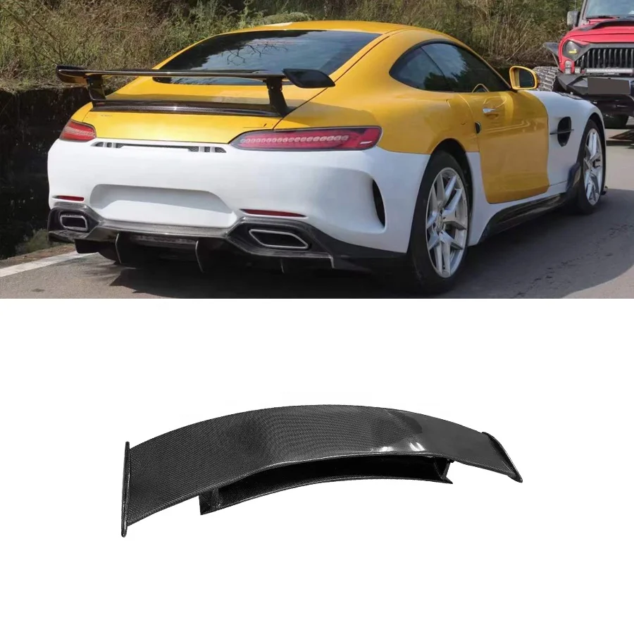 Factory direct Carbon Fiber Rear Trunk Spoiler Wings Spoiler For Mercedes Benz AM G GT GTS GTC