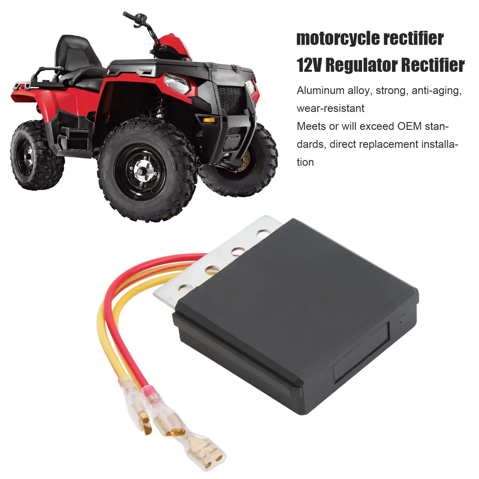 Voltage Regulator Rectifier Long Durability 12V Regulator Transformer for motorcycle ATV