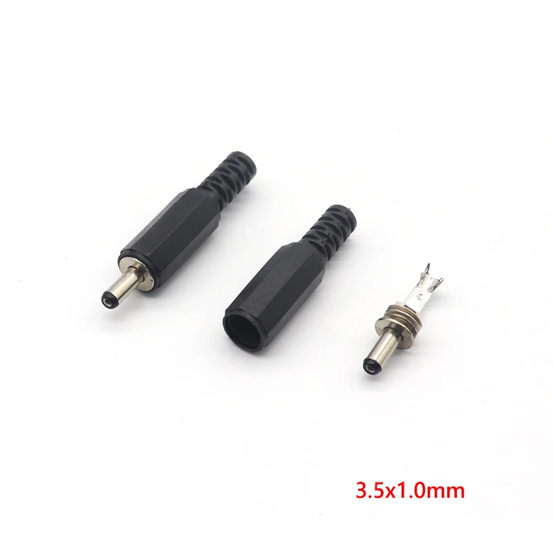 【10-5PCS】DC female male Power supply Plug Connectors 5.5x2.1 5.5x2.5 3.5*1.35 6.3*3.0mm Female male Jack Socket Adapter Wire