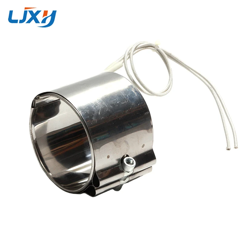 LJXH Stainless Steel Ceramic and High Temperature Band Heater Inner Dia.55mm Heating Element 390W/410W/440W Height 75/80/85mm