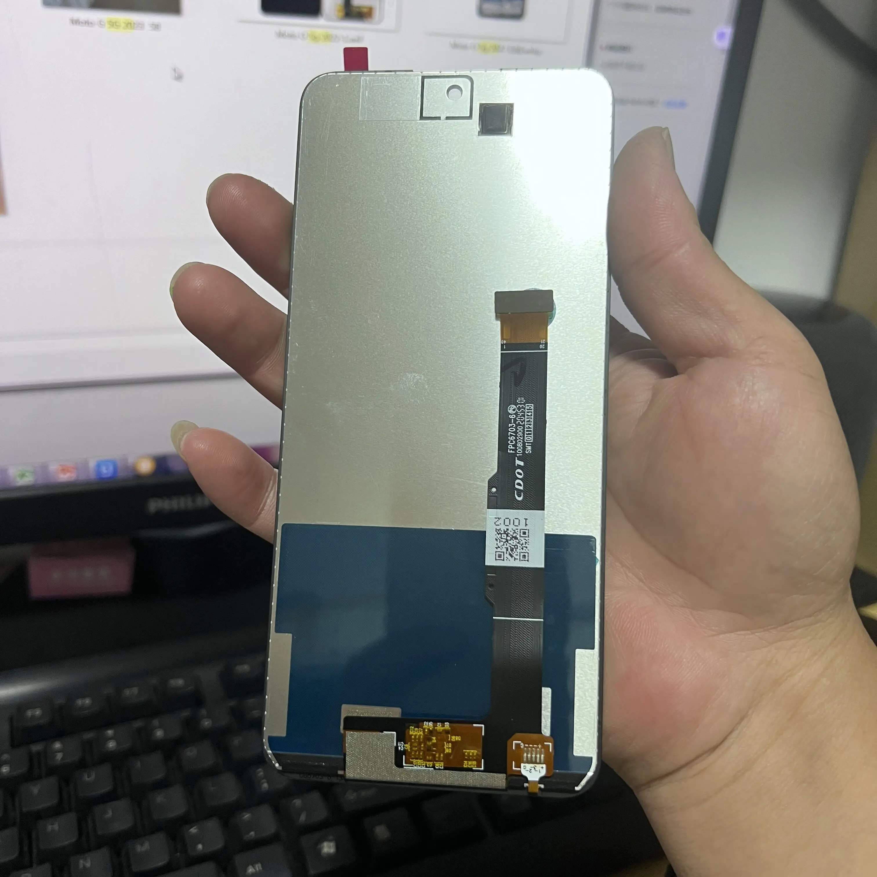 

6.67inch For TCL 20 5G LCD T781 T781K T781H Display Touch Panel Screen Digitizer Assembly For TCL20 5G LCD Repair Parts