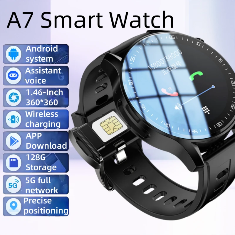 

Полная сеть 4G, система Android, умные часы для видеозвонков, пространство для хранения вещей 128 ГБ, SIM-карта, двойные камеры, Wi-Fi, GPS, водонепроницаемость, Play Store