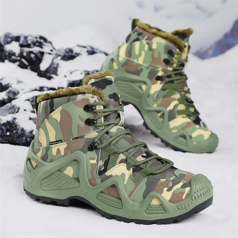 Men's Tactical Boots Winter Special Forces Field Men Boots Lightweight New 2024 Large Outdoor Camouflage Anti Slip Hiking Boots