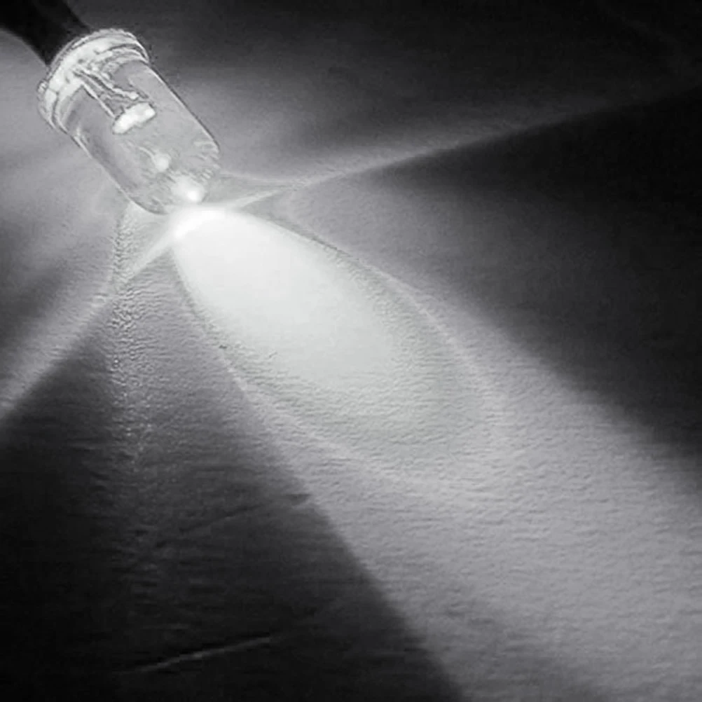 

50pcs 12V 5Mm Led Flash Light Pre Wired Round Bulb Red For Rc Cars Decoration Low Power Long Lasting Use Great Gift