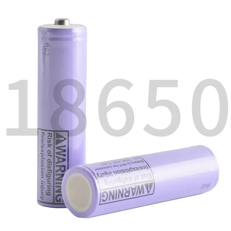 18650 Li-On rechargeable 3500mah Button Top Type Tool battery cells can be assembled