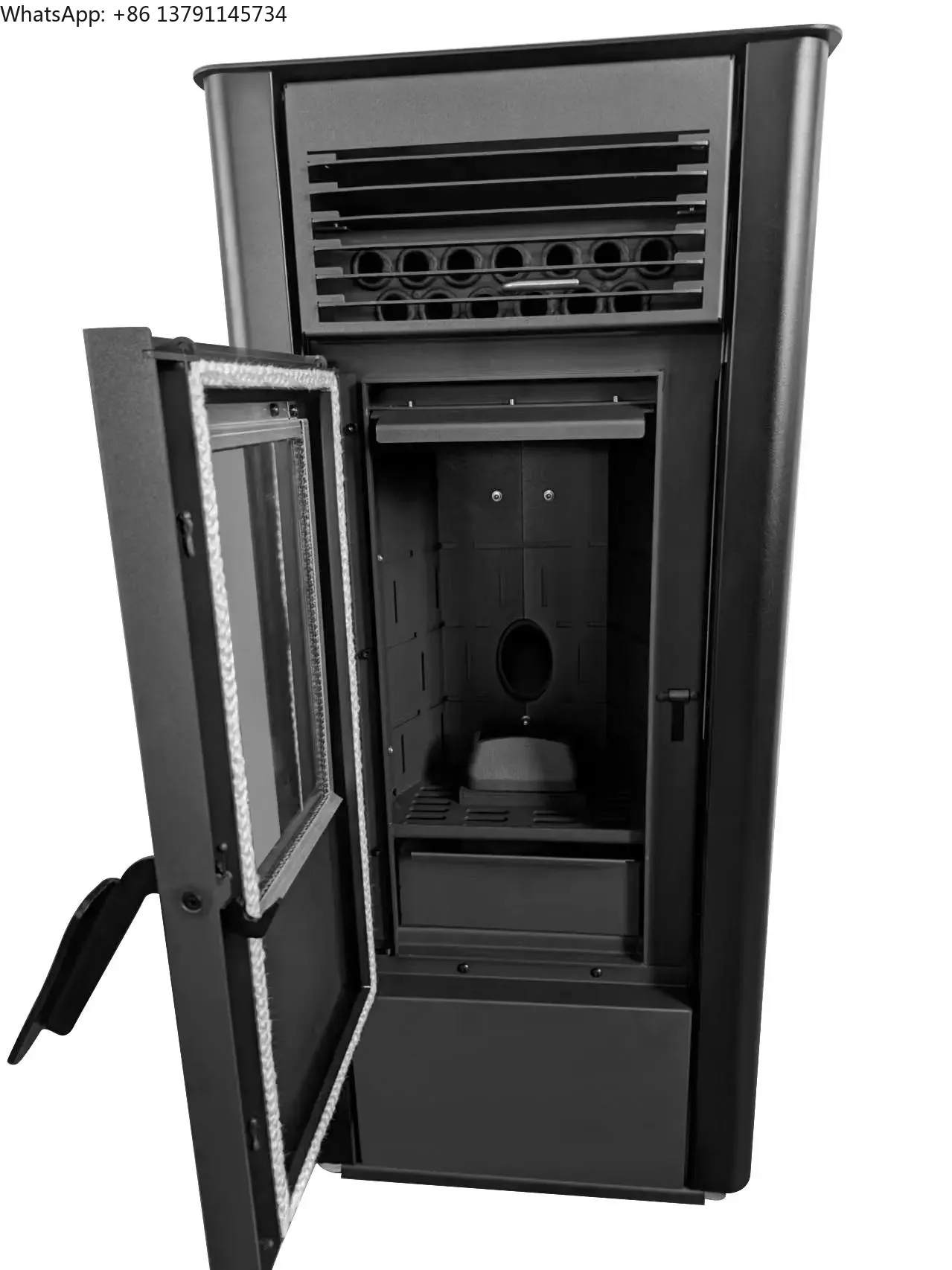 

European Style Wood Pellet Stoves KT0904A 9KW Automatic Feeding Smokeless Wifi Room Heating Pellet Stove withController