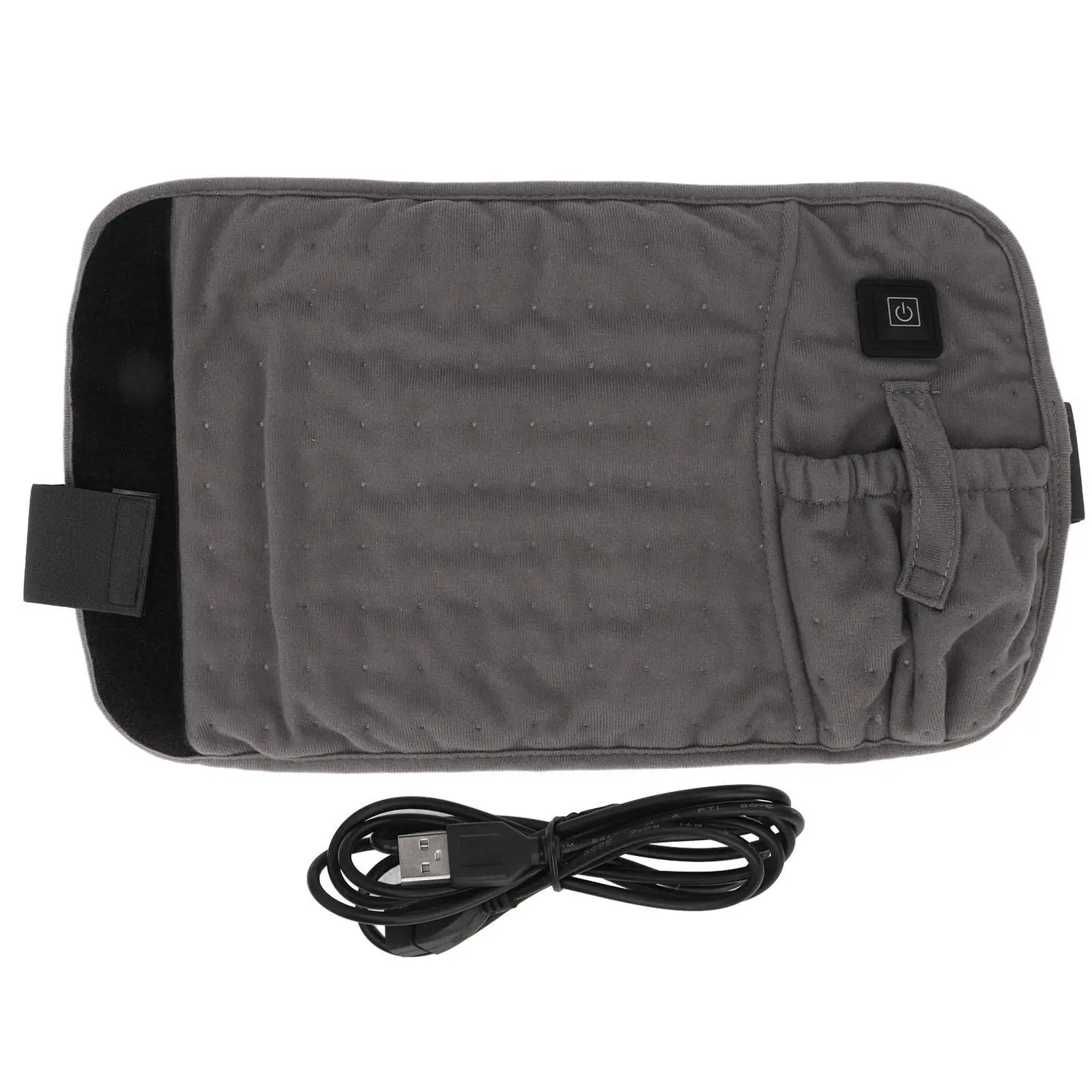 

Cordless Menstrual Heating Belt Soft Cotton Electric Waist Pad with 3 Temperature Settings for Cramps Relief