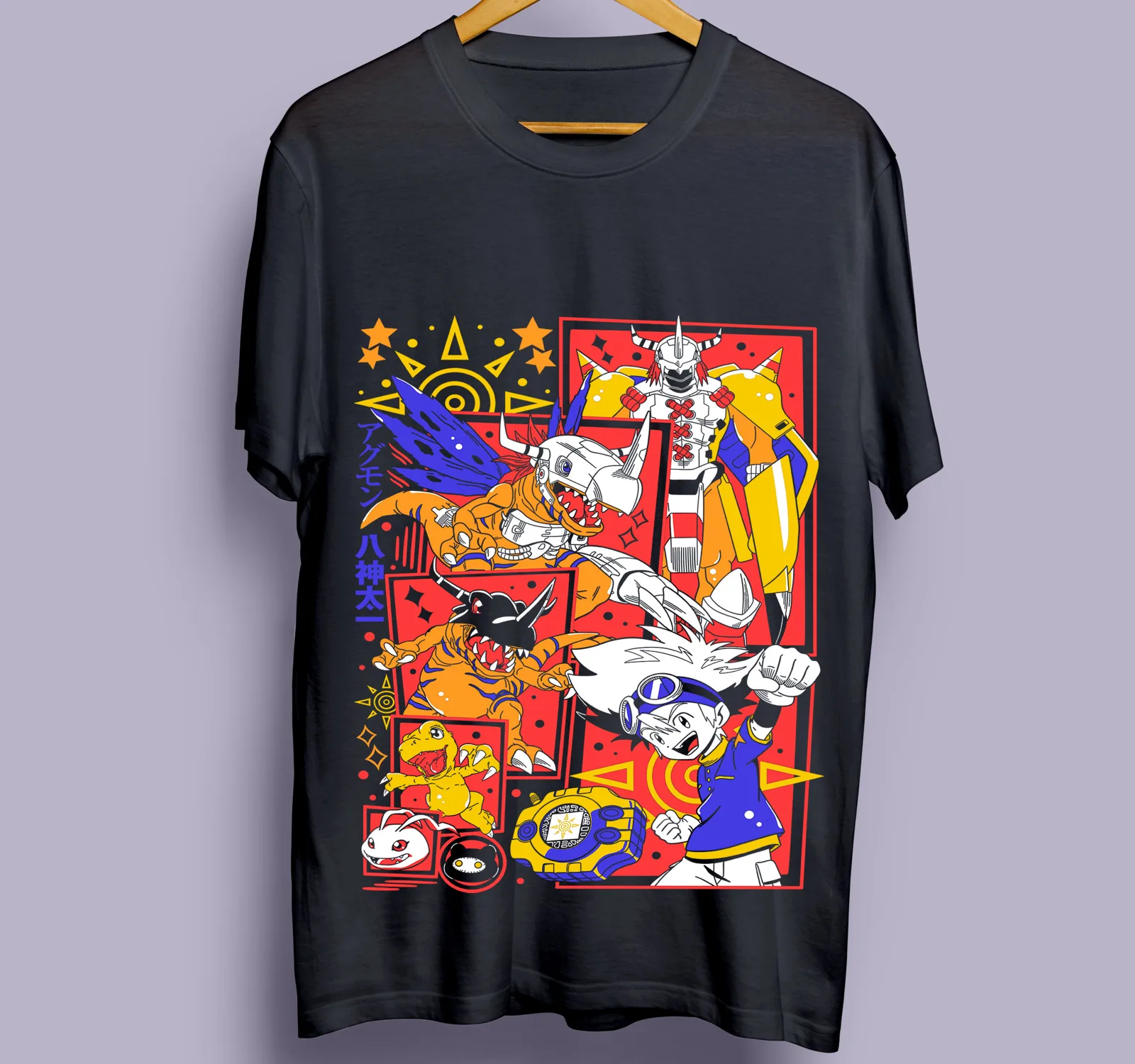 

Футболка Agumon Adventure Veemon Digimon Adventure Omnimon Anime Tee Все размеры.