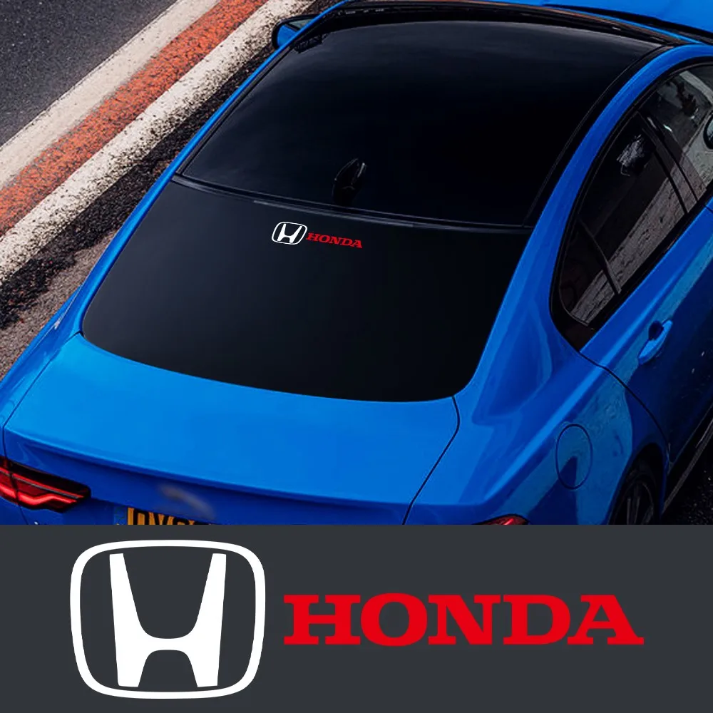 Pegatinas decorativas para maletero y ventana de carrocería de coche, accesorios para Honda Civic Accord Fit Crv Hrv Jazz City CR-Z Element Insight MDX