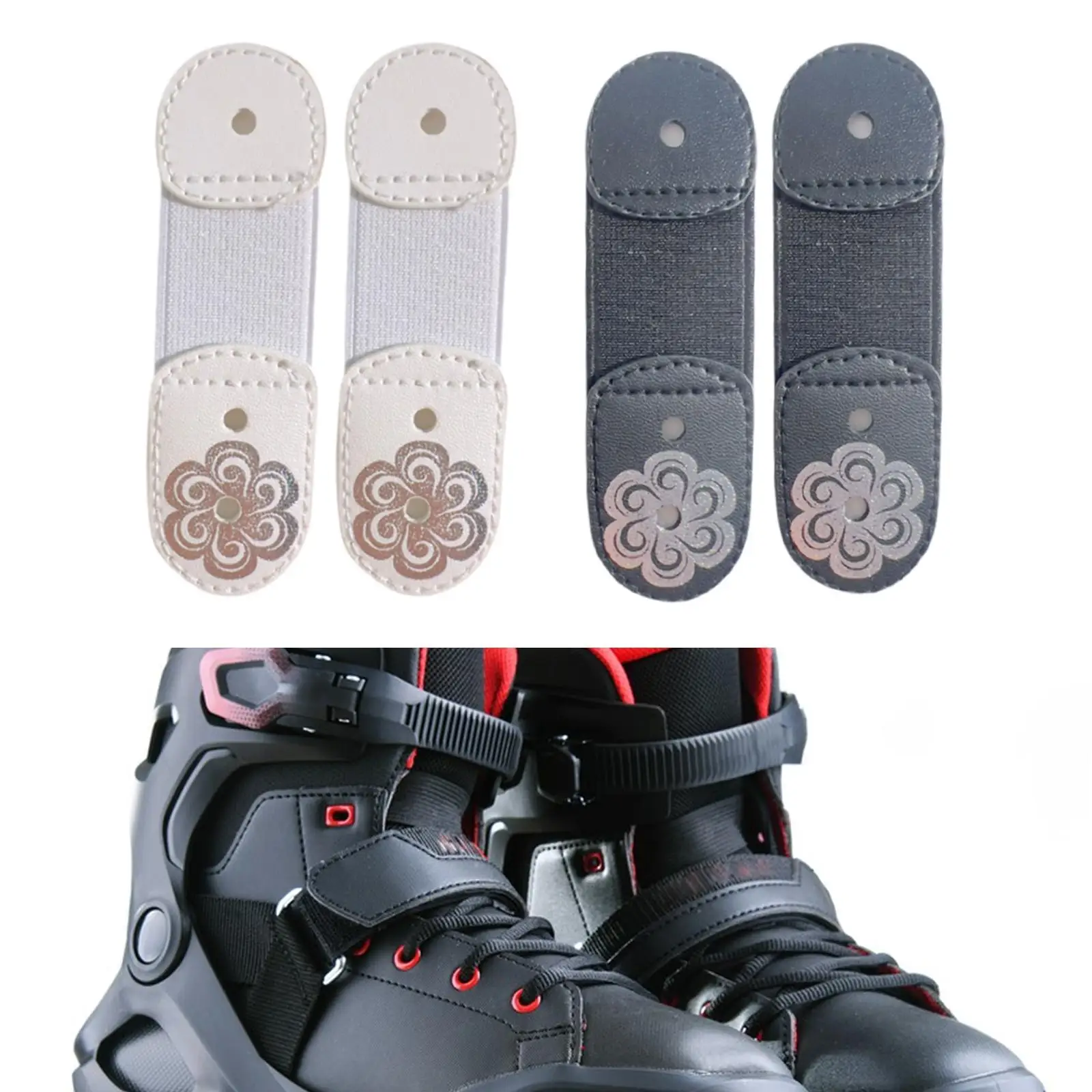 2x Figure Skating Lace Straps Cover for Activities Practicing Enthusiasts