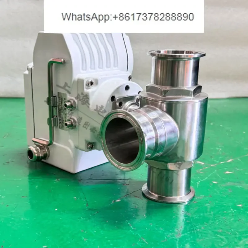 Electric Sanitary Three-way Ball Clamp Chuck Quick-loading Food, Pharmaceutical and Beverage Diversion Directional Valve Q984/5F