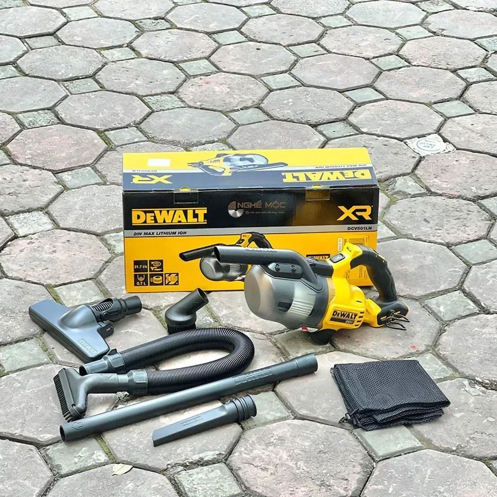 Imagem -03 - Aspirador sem Fio Dewalt Motor sem Escova para Carro Casa Limpeza de Jardim Universal Bateria 18v e 20v 9.4kpa 1302l Min Dcv501n
