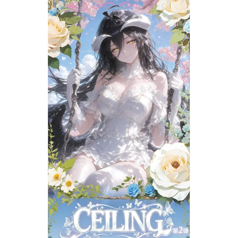 Ceiling Series Vol 2 A5 Anime Girl Card Swimsuit Bikini Party Scene Collectible Booster Box 100 Packs Trading Card Art Gift