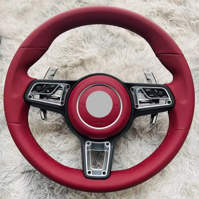 

SJC Auto Fit for Macan Paramera Cayenne Steering Wheel Carbon Fiber Modification 718 Panamera 911